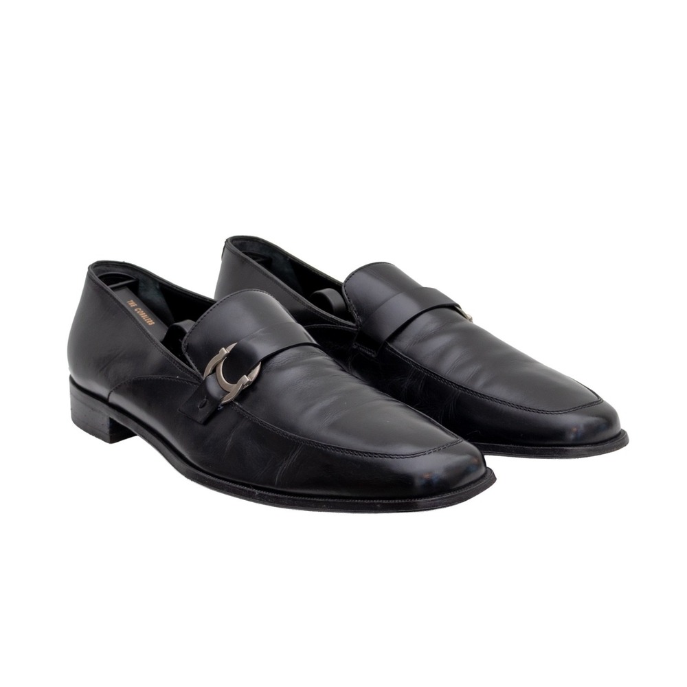 Vintage Salvatore Ferragamo Studio Black Horsebit Loafers Dress Shoes US 11 D - Picture 2 of 16